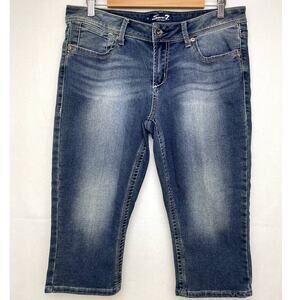 Seven 7 Medium Wash Denim Capri Womens 10